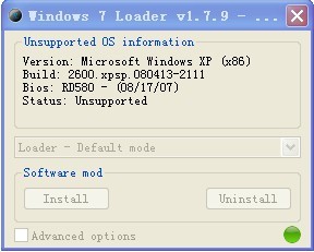 Windows 7 Loader 1.7.9 激活工具绿色版