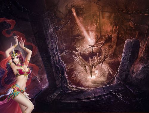 迅雷7首款暗黑类型神鬼世界皮肤