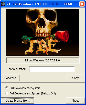 LABWINDOWS/CVI 9.0 注册机