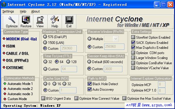 ���������ٶ�200%(Internet Cyclone) �ر��