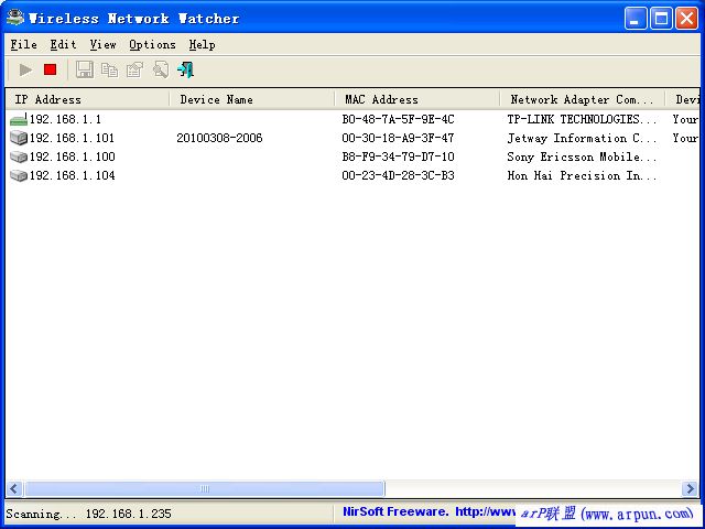 Wireless Network Watcher