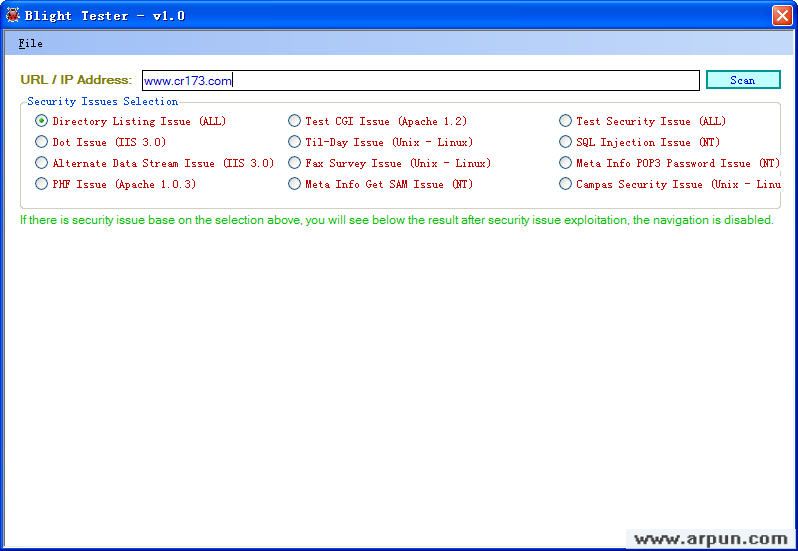 网络安全测试工具(Blight Tester)