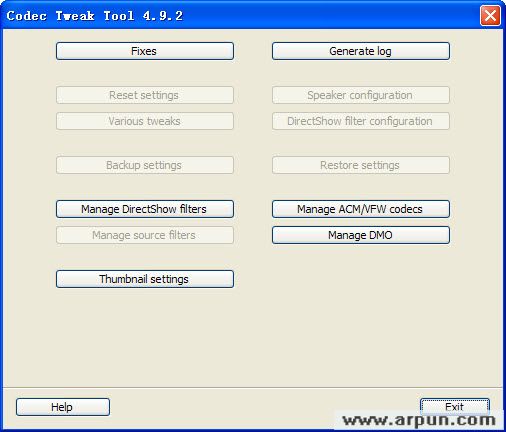 ������ɨ���޸�����(K-Lite Codec Tweak Tool)