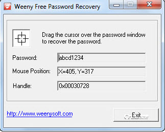 �Ǻ�����鿴ר��(Weeny Free Password Recovery) 1.0 �ٷ���