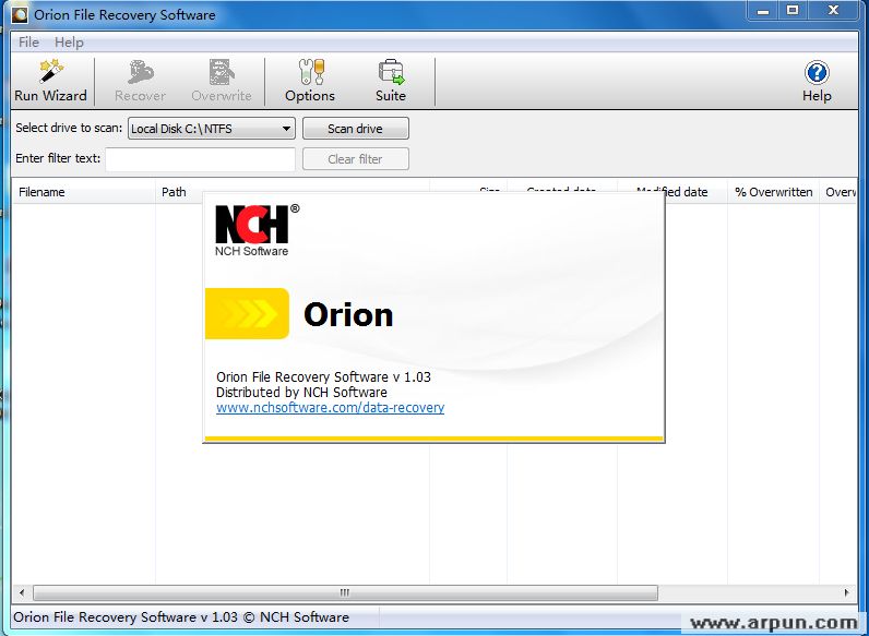 根据文件名恢复(Orion File Recovery)