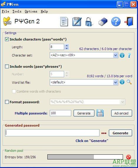 密码管理软件(PWGen)