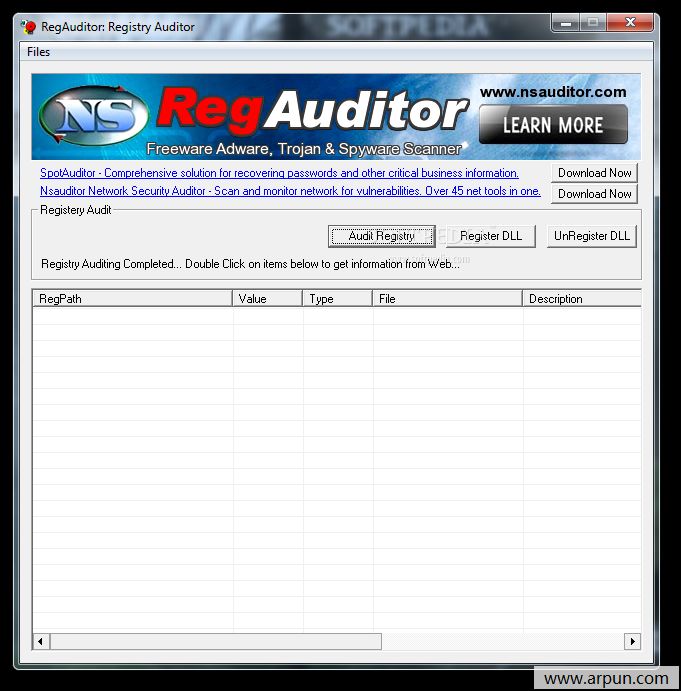 恶意广告软件查看(RegAuditor)