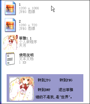 菲雅图片格式转换工具