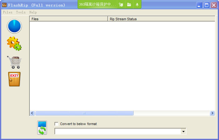 在线视频下载与转换软件(FlashRip)
