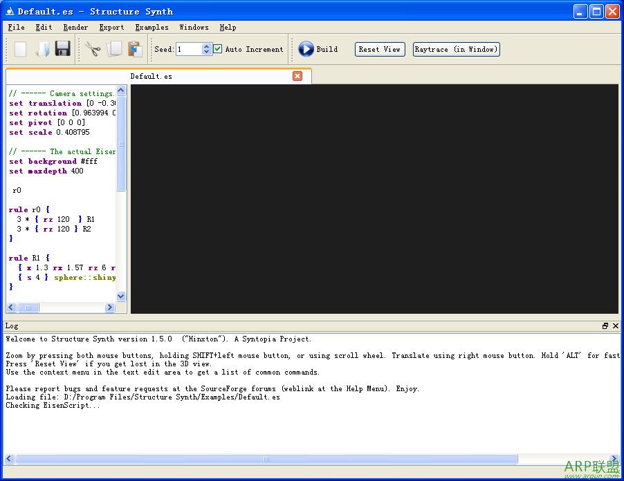 3D分形艺术作品创作软件(Structure Synth)