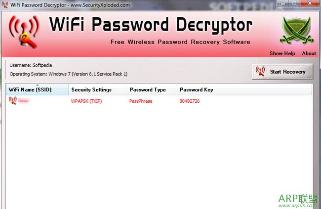 WiFi����ָ�(WiFi Password Decryptor)