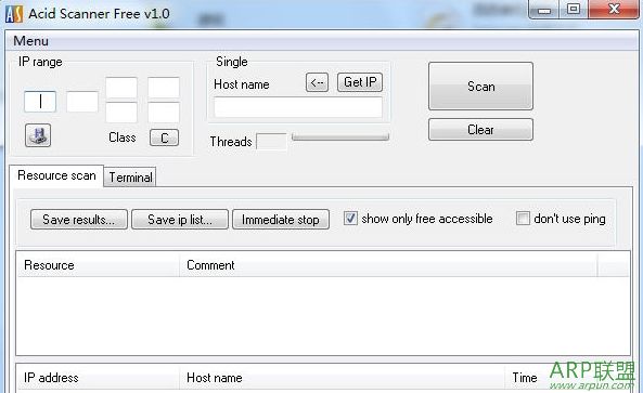 网络IP扫描工具 Acid Scanner Free