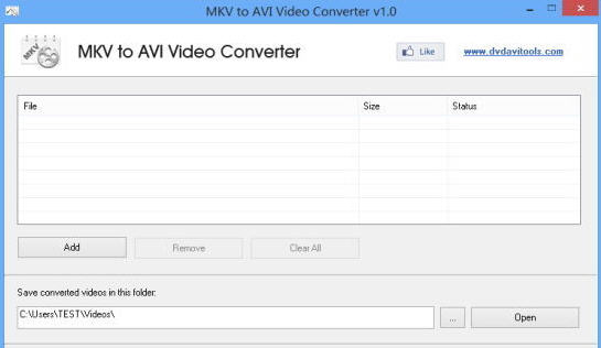 MKV转avi转换器(MKV to AVI Video Converter)