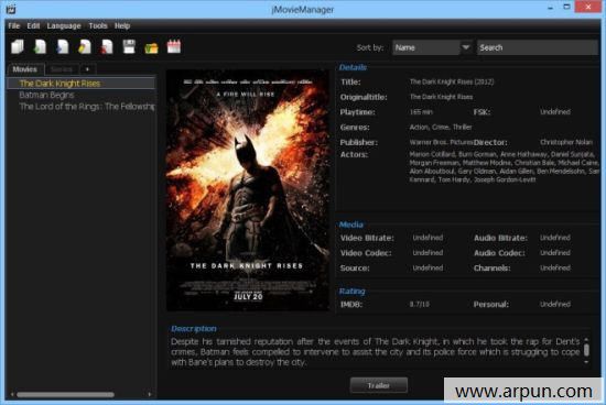 ��Ӱ����Ƶ������ jMovieManager