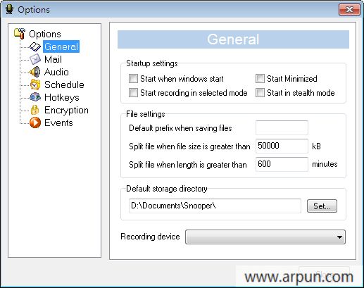 实时录音软件(Snooper)
