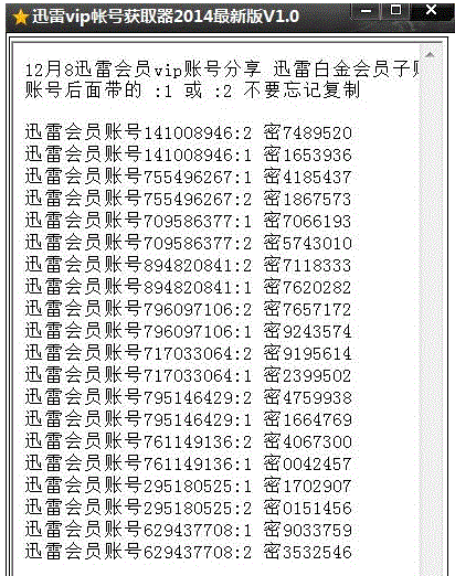 M����Ѹ��VIP�˺Ż�ȡ��