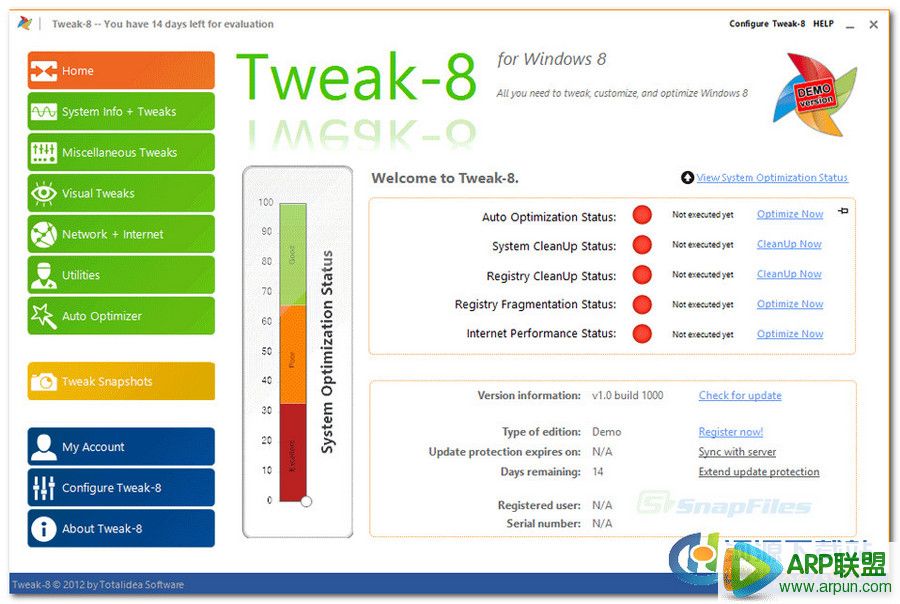 Tweak-8 win8优化工具