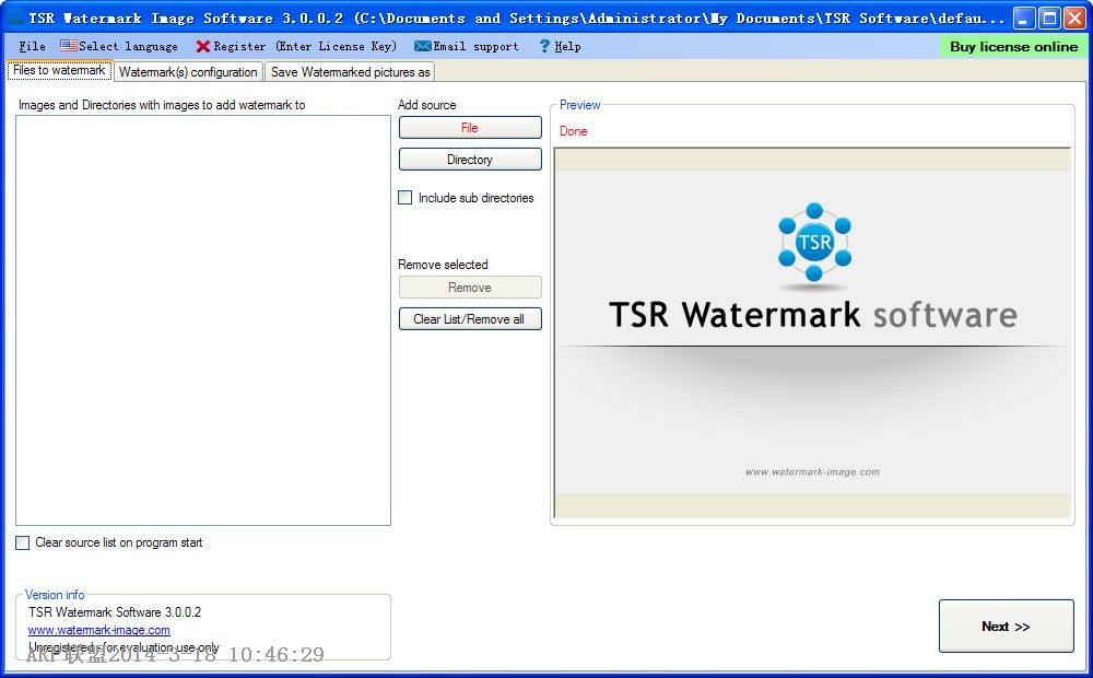 TSR Watermark Image(水印图像软件)