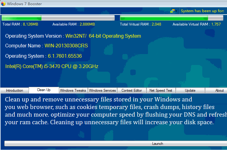 Windows 7 Booster