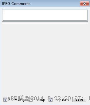 JPEG Comment Browser