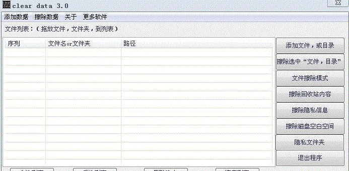 clear data ���ݲ�������