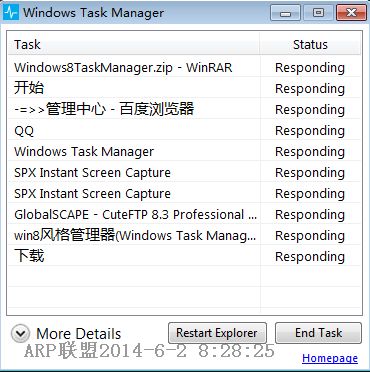 Windows Task Manager(Windows���������)