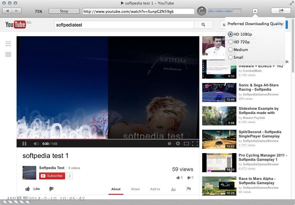 iTubeDownloader For Mac Alpha 9