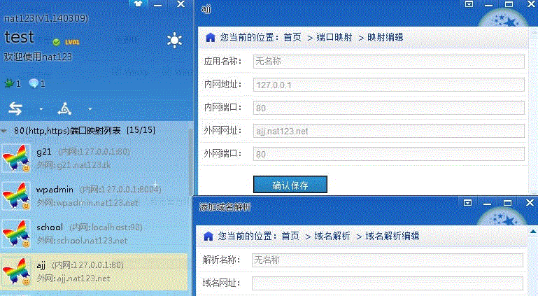 nat123��̬��������P2Pȫ�˿�ӳ��