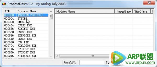 vb反汇编软件(ProcessDasm)