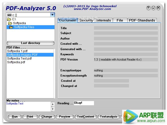PDF-Analyzer PDF�ĵ���Ϣ��ѯ