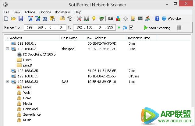 Network Scanner(局域网IP扫描工具)