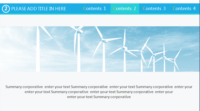 win10风格扁平化套系ppt模板