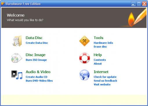 免费刻录软件BurnAware Free