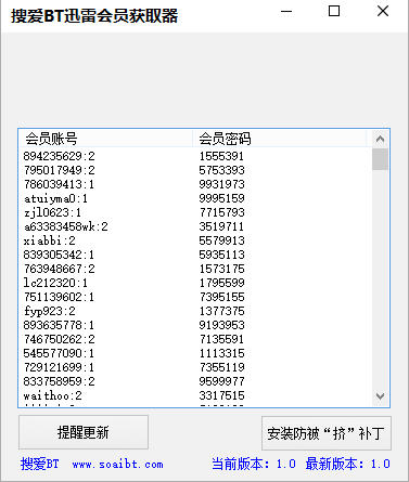 �Ѱ�BTѸ�׻�Ա��ȡ�� �����桾�����߲�����