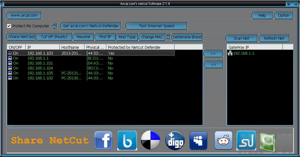 NetCut(网络剪刀手)