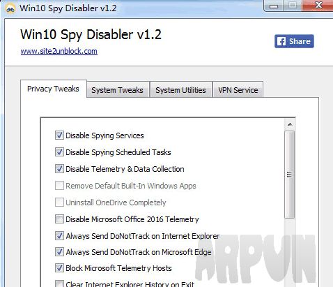 win7��������win10����(Win10 Spy Disable)