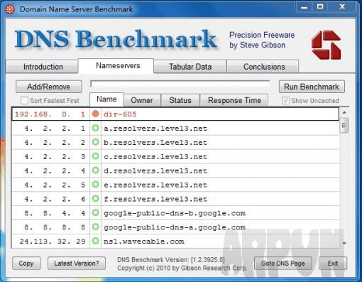 DNS Benchmark(DNS测速工具)