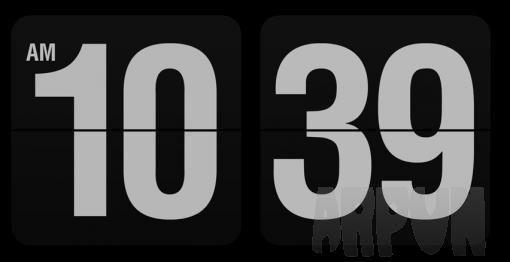 数字时钟动态屏保(Fliqlo)