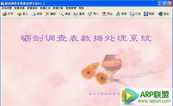 砺剑调查问卷数据处理系统