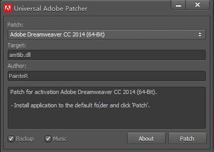Adobe CC通用补丁