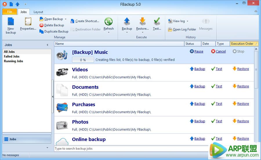 FBackup(备份与恢复)