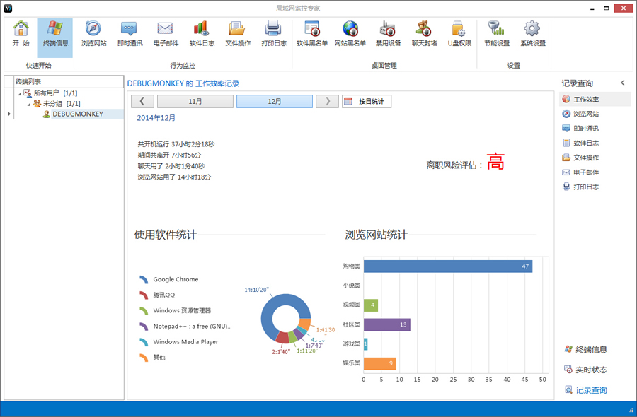 Ping32局域网监控软件
