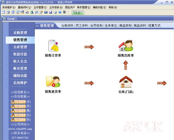 速拓文体用品管理系统