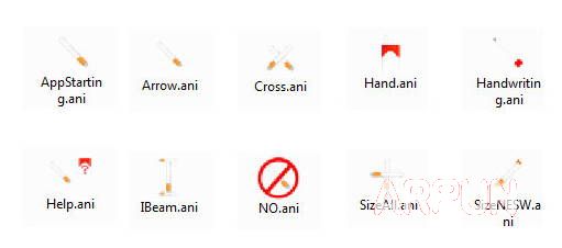 香烟样式鼠标指针 19+