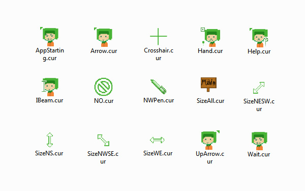 呆呆凯尔特人鼠标指针