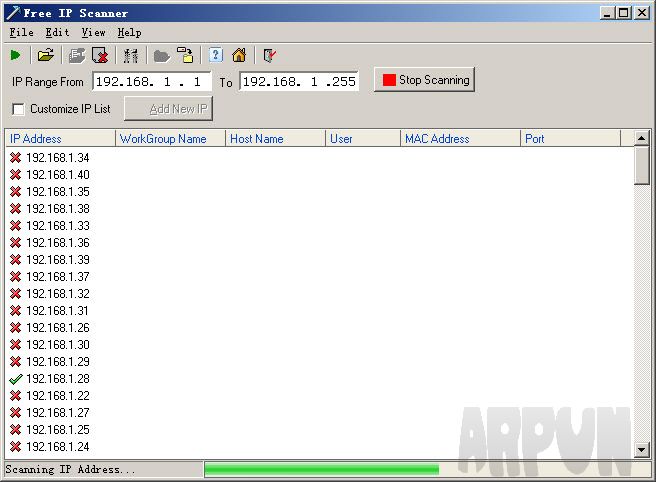 Free IP Scanner(局域网IP地址扫描软件)