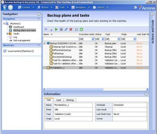 Acronis Backup for PC