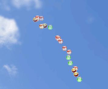 一键给鼠标后面加泡泡特效