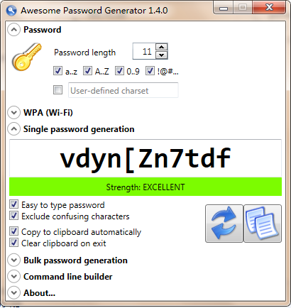 Awesome Password Generator