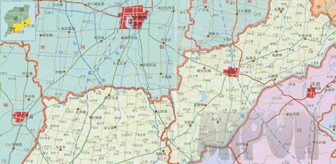 阳谷县地图高清版_阳谷县地图全图高清版